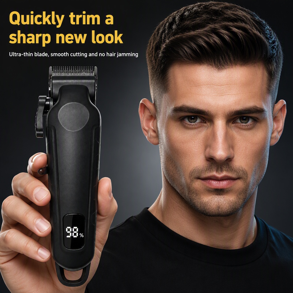 Hair Clipper Professional - Professional New Electric Hair Clipper, Shaving