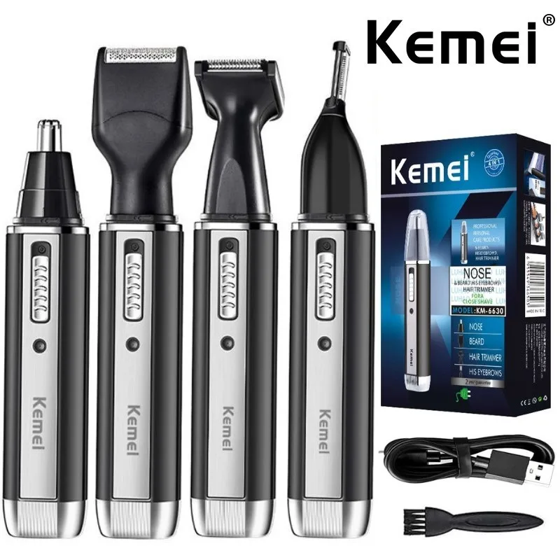 Kemei 4 in 1 trimmer for men E - đánh giá và giá Men'S Grooming Nose And Ear