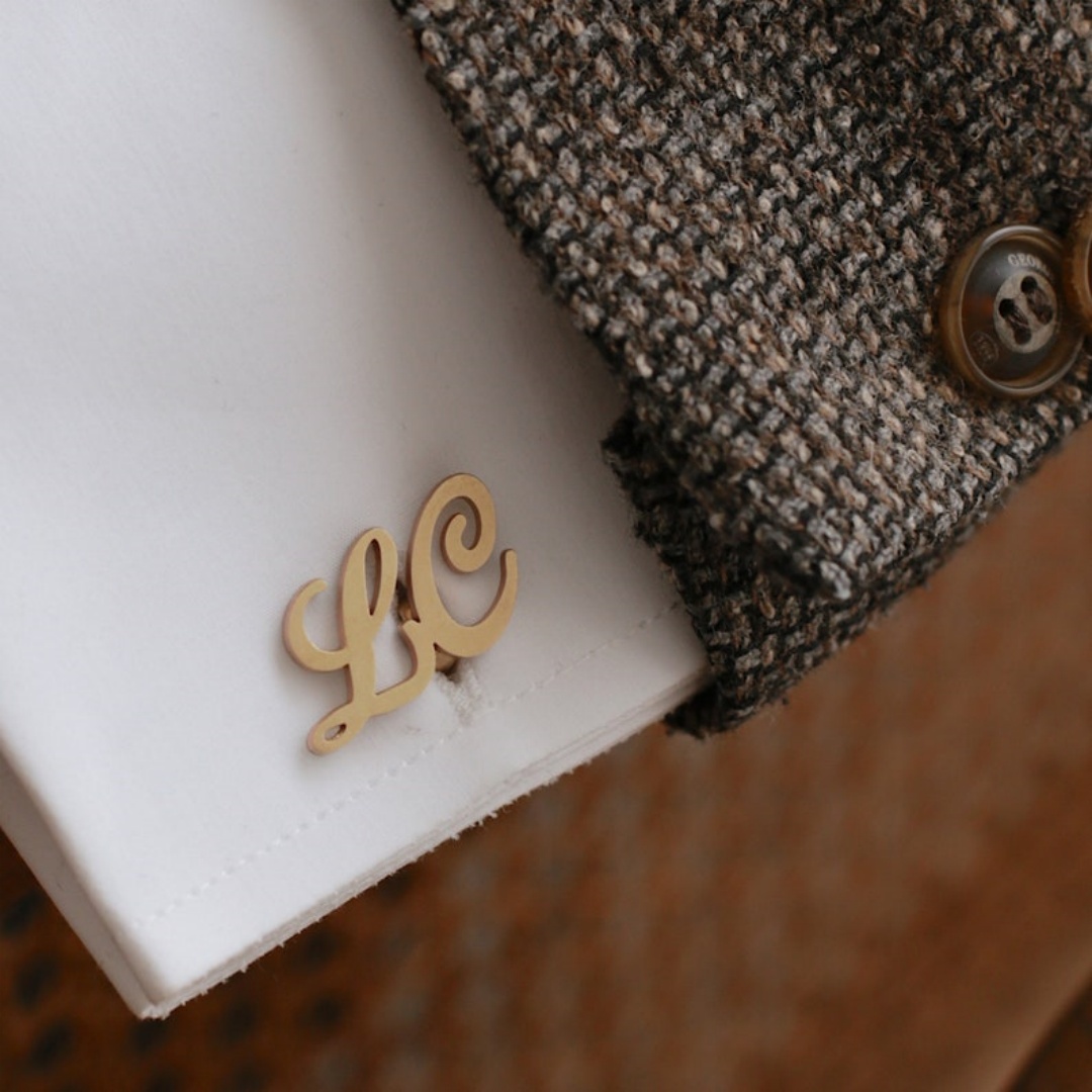 Custom Name Cufflinks for Men  - đánh giá và giá Men'S Grooming For Wedding