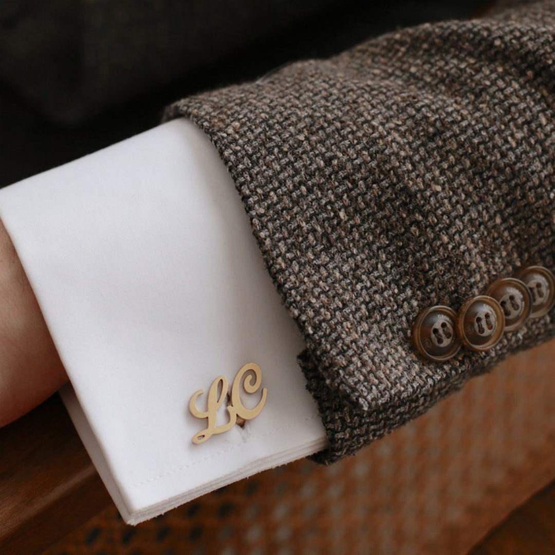Custom Name Cufflinks for Men  - đánh giá và giá Men'S Grooming For Wedding