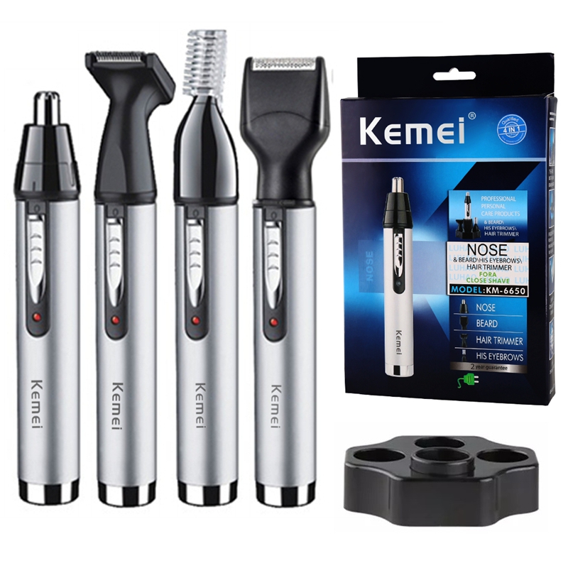Kemei Rechargeable All in One  - đánh giá và giá Men'S Grooming Nose And Ear