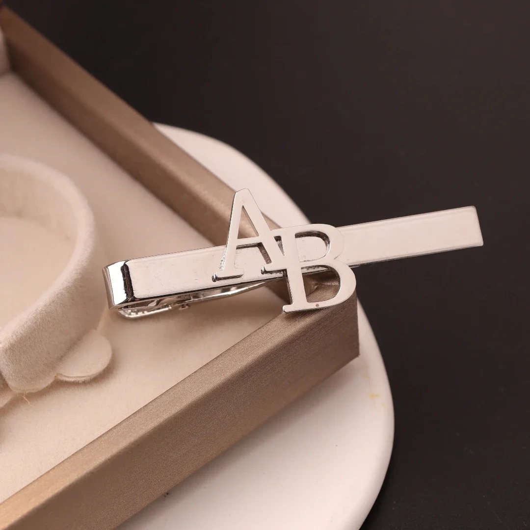 Custom Initial Tie Clip for Gr - đánh giá và giá Men'S Grooming For Wedding