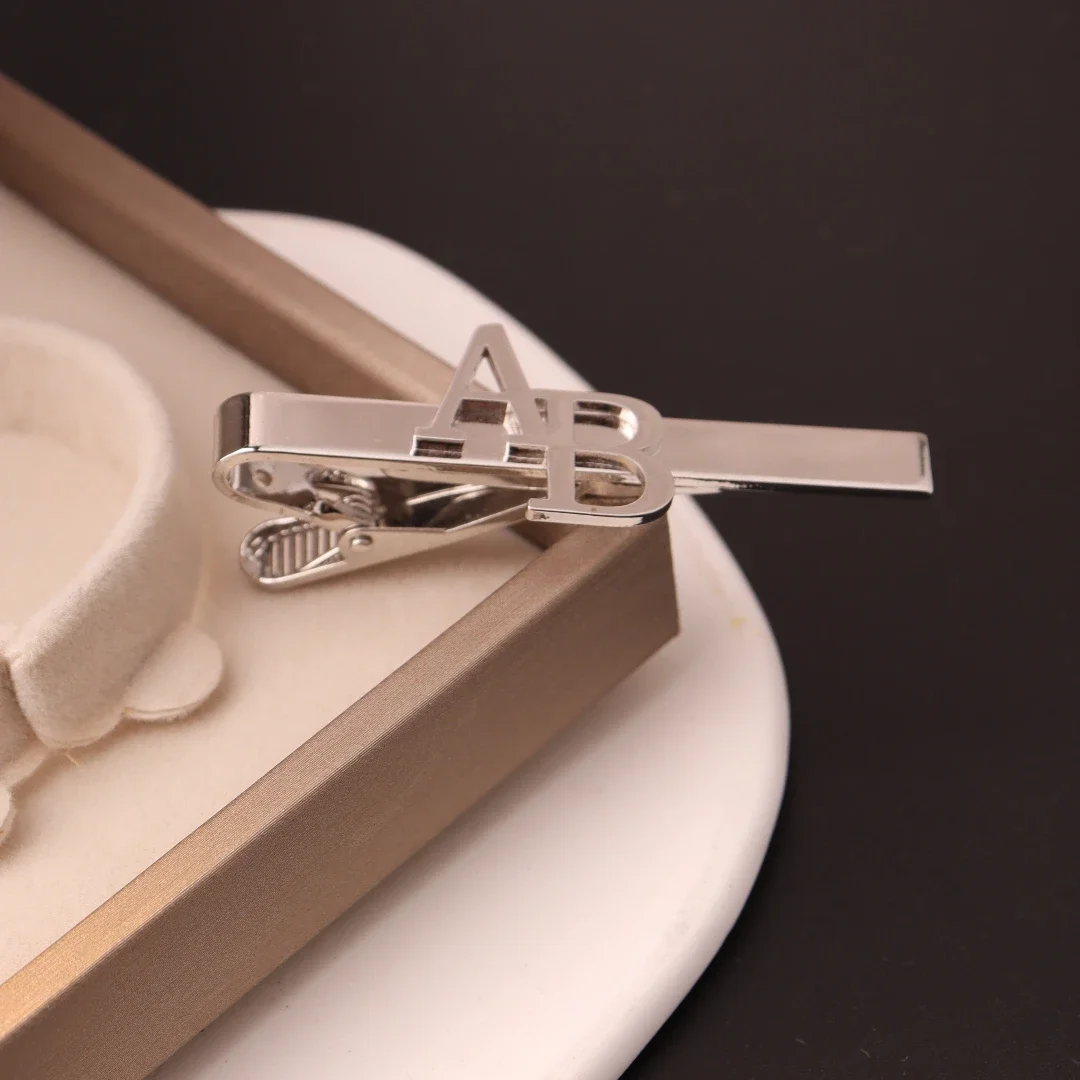 Custom Initial Tie Clip for Gr - đánh giá và giá Men'S Grooming For Wedding