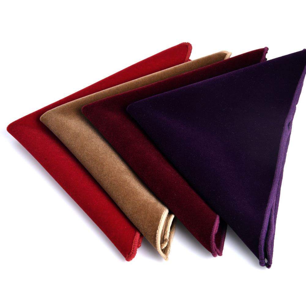 23cm Men's Velvet Pocket Squar - đánh giá và giá Men'S Grooming For Wedding