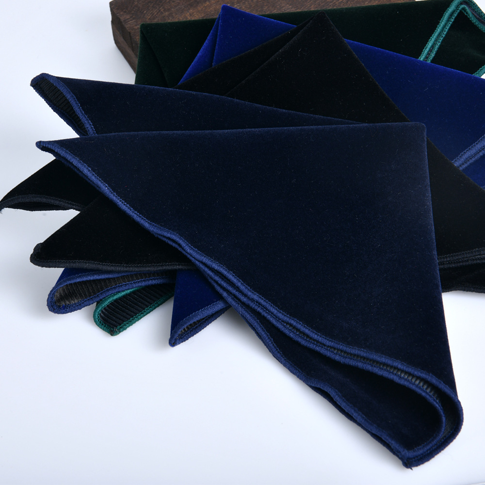 23cm Men's Velvet Pocket Squar - đánh giá và giá Men'S Grooming For Wedding