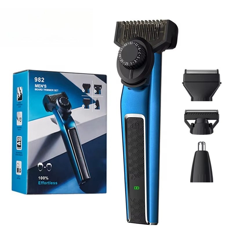 982 Men Beard Trimmer Set Hair - đánh giá và giá Men'S Grooming Nose And Ear