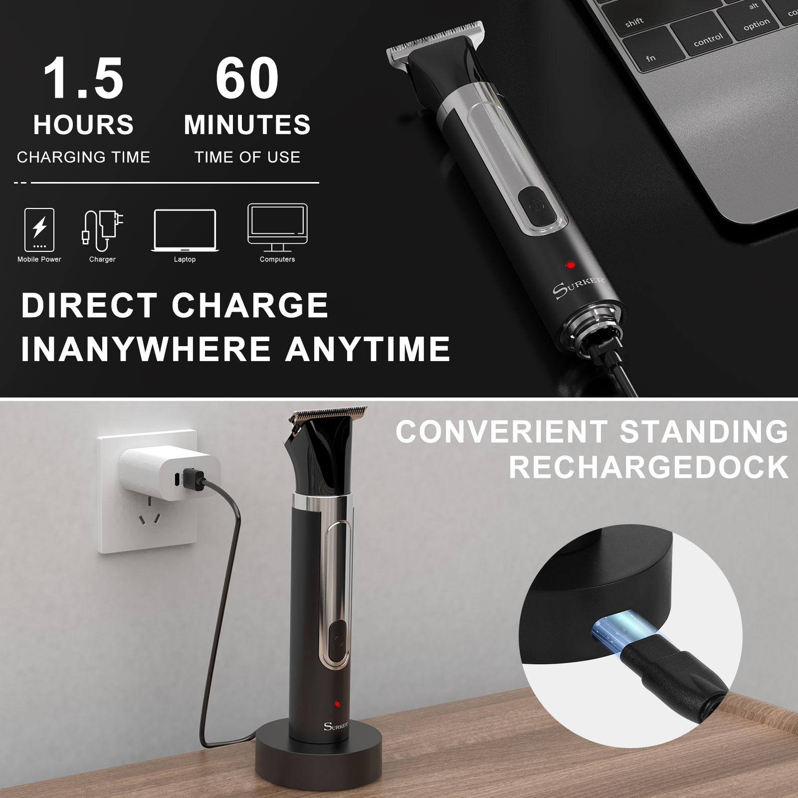 Surker 4-in-1 Shaver for Men G - đánh giá và giá Men'S Grooming Nose And Ear