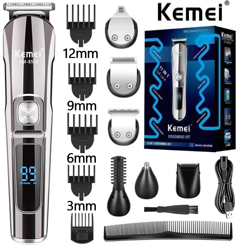 Kemei Professional Multifuncti - đánh giá và giá Mens Grooming Box